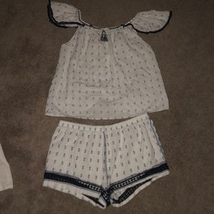 Matching Lucky Brand top and bottoms